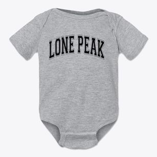 Lone Peak High School Varsity Arch Baby Onesie