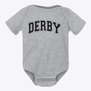 Derby Elementary School Varsity Arch Baby Onesie