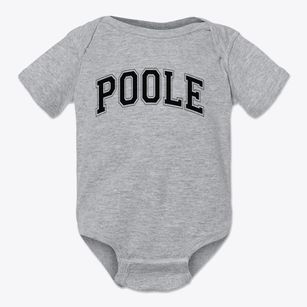 Poole Middle School Varsity Arch Baby Onesie