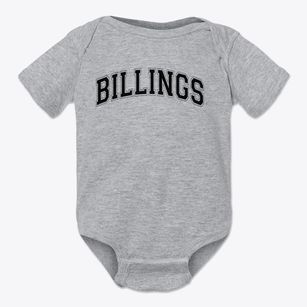 Billings Middle School Varsity Arch Baby Onesie