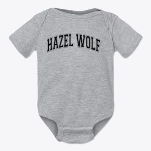 Hazel Wolf Middle School Varsity Arch Baby Onesie