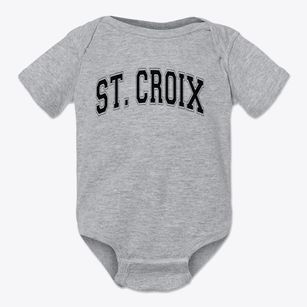 Saint Croix Central Middle School Varsity Arch Baby Onesie