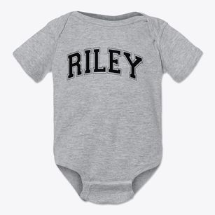 Riley Elementary School Varsity Arch Baby Onesie