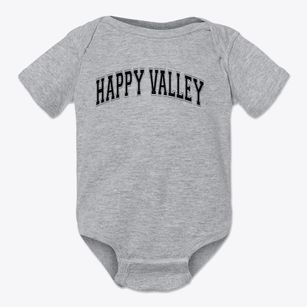 Happy Valley Elementary School Varsity Arch Baby Onesie