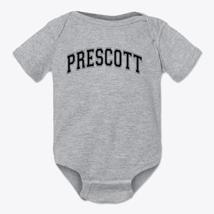 Prescott Elementary School Varsity Arch Baby Onesie