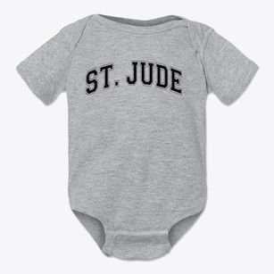 Saint Jude Academy Varsity Arch Baby Onesie