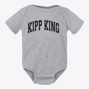 Kipp King Collegiate Varsity Arch Baby Onesie