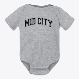Mid City Alternative Magnet School Varsity Arch Baby Onesie