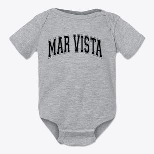Mar Vista Elementary School Varsity Arch Baby Onesie