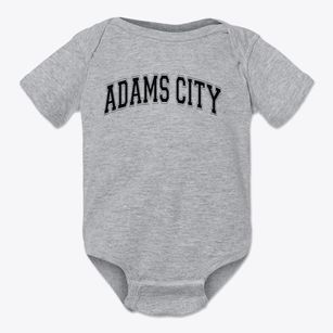 Adams City Middle School Varsity Arch Baby Onesie