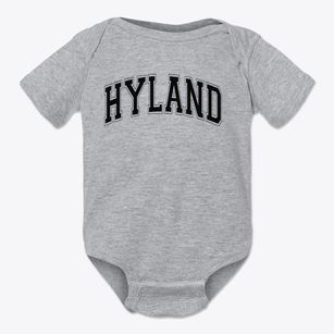 Hyland Christian School Varsity Arch Baby Onesie
