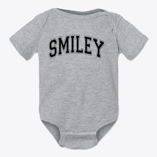 Smiley Middle School Varsity Arch Baby Onesie
