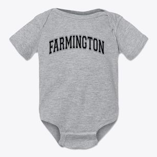 Farmington High School Varsity Arch Baby Onesie