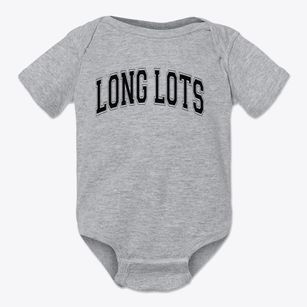 Long Lots Elementary School Varsity Arch Baby Onesie