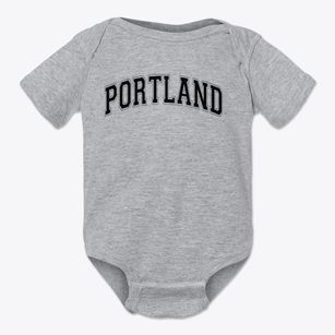 Portland Middle School Varsity Arch Baby Onesie