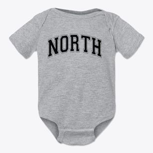 North Stratfield Elementary School Varsity Arch Baby Onesie