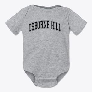 Osborne Hill School Varsity Arch Baby Onesie