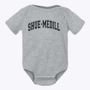 Shue-medill Middle School Varsity Arch Baby Onesie