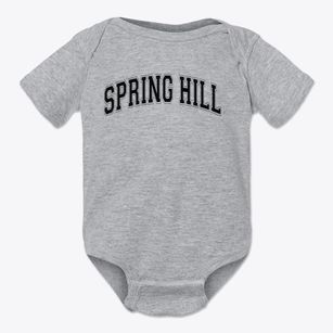 Spring Hill Middle School Varsity Arch Baby Onesie