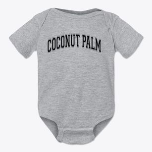 Coconut Palm Elementary School Varsity Arch Baby Onesie