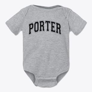 Porter Elementary School Varsity Arch Baby Onesie