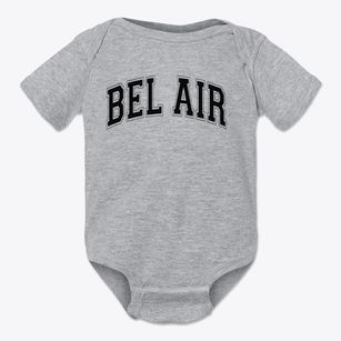 Bel Air Elementary School Varsity Arch Baby Onesie