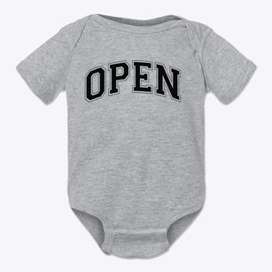 Open Bible Christian School Varsity Arch Baby Onesie