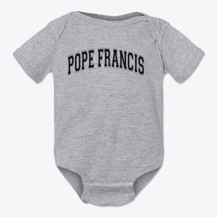 Pope Francis Global Academy Varsity Arch Baby Onesie