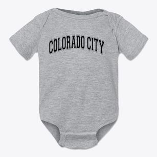 Colorado City Elementary School Varsity Arch Baby Onesie