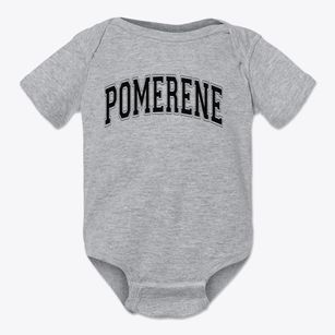 Pomerene Elementary School Varsity Arch Baby Onesie