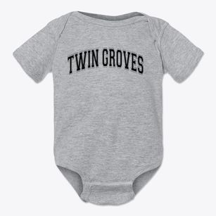 Twin Groves Middle School Varsity Arch Baby Onesie