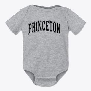 Princeton Community Middle School Varsity Arch Baby Onesie