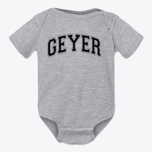 Geyer Middle School Varsity Arch Baby Onesie