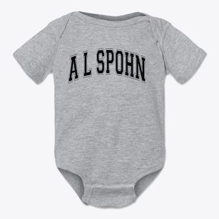 A L Spohn Middle School Varsity Arch Baby Onesie