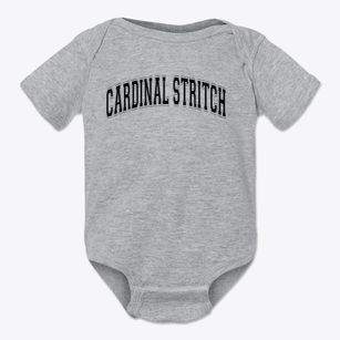 Cardinal Stritch High Varsity Arch Baby Onesie