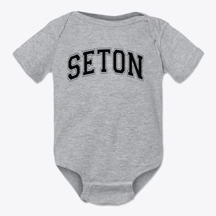 Seton Catholic Elementary School Varsity Arch Baby Onesie