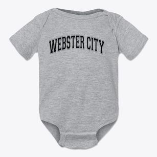 Webster City Middle School Varsity Arch Baby Onesie