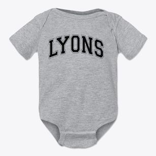 Lyons Middle School Varsity Arch Baby Onesie