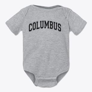 Columbus Middle School Varsity Arch Baby Onesie