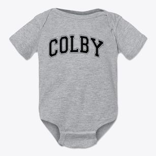 Colby Middle School Varsity Arch Baby Onesie