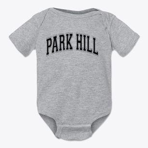 Park Hill Elementary School Varsity Arch Baby Onesie