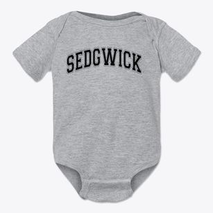 Sedgwick High School Varsity Arch Baby Onesie