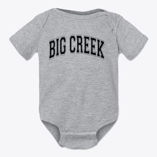 Big Creek Varsity Arch Baby Onesie