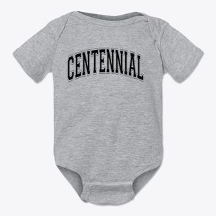 Centennial High School Varsity Arch Baby Onesie