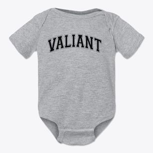 Valiant Christian Academy Varsity Arch Baby Onesie