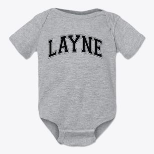 Layne Elementary School Varsity Arch Baby Onesie