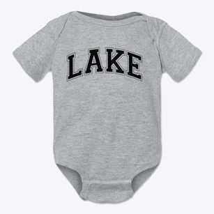 Lake Elementary School Varsity Arch Baby Onesie