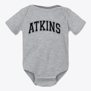 Atkins Elementary School Varsity Arch Baby Onesie