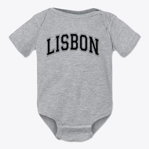 Lisbon Elementary School Varsity Arch Baby Onesie