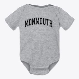Monmouth Middle School Varsity Arch Baby Onesie